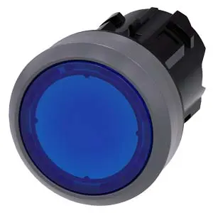 [2306/105] PULSADOR LUMINOSO AZUL