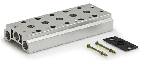 [BVFM.10] BASE 10 POSICIONES VALVULAS 22MM G1/8"-G1/4" 